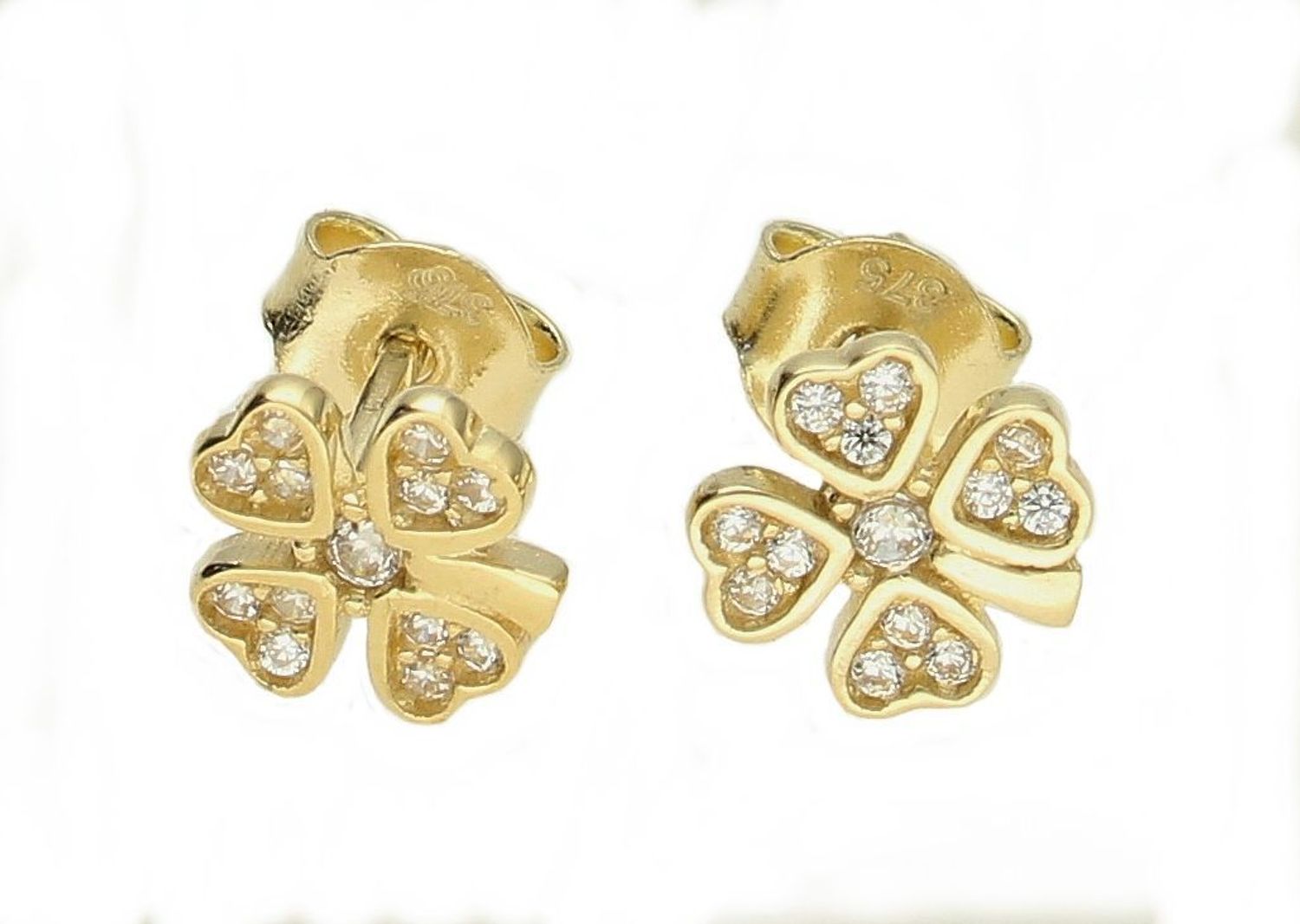 Złote kolczyki damskie 375 wkrętki kwiatki KL 4353 375.jpg